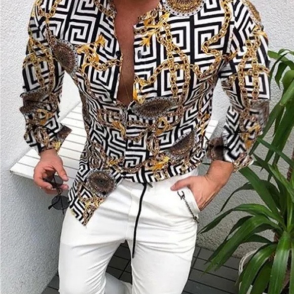 Luxury look and feel night life shirt. Brand new. - Picture 5 of 5